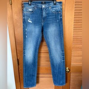 7 For All Mankind Adrien lightly distressed jeans size 31/12